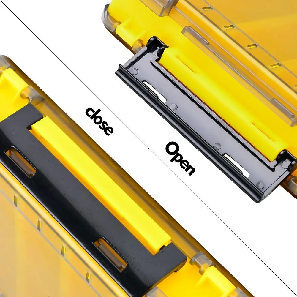 أدوات الصيد هوك الطعم تخزين حاوية علب صناديق معالجة الصيد طبقات مزدوجة مقاوم للماء الصيد إغراء معالجة الصيد