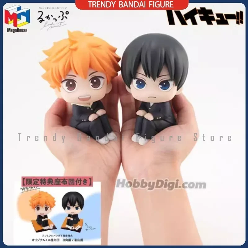 MegaHouse Haikyuu!!, en stock HinMiShoyo & Kageyama migrant io Look Up Crystal Figure, Anime Model Toys, Hobby Gift, Ornements