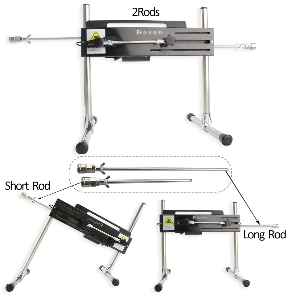 Fredorch Sex Machine with Dildo Attachment for Women and Men 120W Power Quiet Masturbation Machine 2 Rod App Control Sex Toys