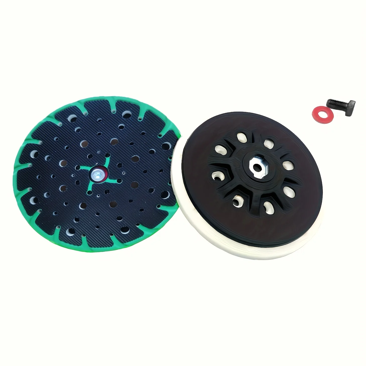 6 Inch 150mm 17-Hole Soft And Hard Hook And Loop Sanding Buffing Pad for Festool ETS 150/3 And 150/5 Sander