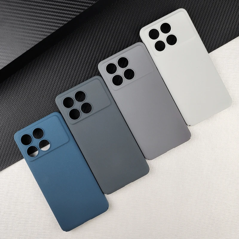 Ultra Thin Sandstone Matte Case For Xiaomi Poco X6 Pro X6Pro Redmi K70 Pro K70E Full Cover Protect Hard Back Cover