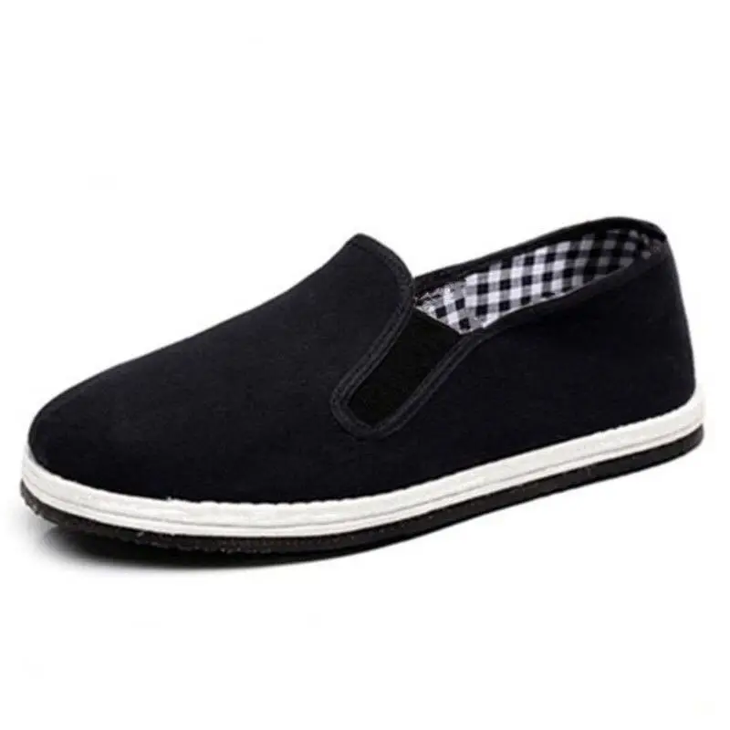 Men\'s Traditional Black Cloth Shoes Are Breathable, Wear-resistant, Casual, Comfortable, and Easy to Drive