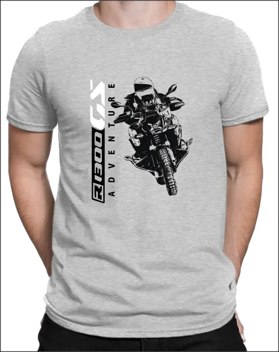 Esporte respirável masculino r1300gs fãs da motocicleta camiseta lazer moda manga curta algodão camiseta verão marca streetwear topo
