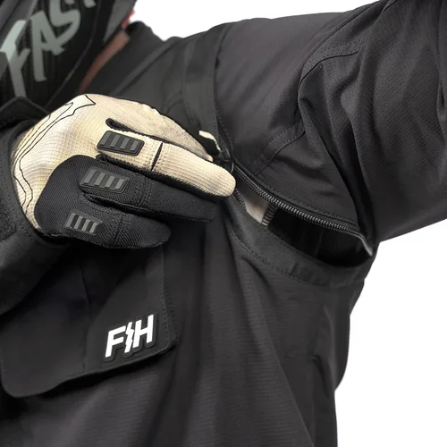 Imagen 2 del producto Chaleco de moto 2025 FH, buscador de cambios, chaqueta todoterreno negra, chaleco con mangas, ropa de carrera para Motocross, chaqueta para moto de cross MX