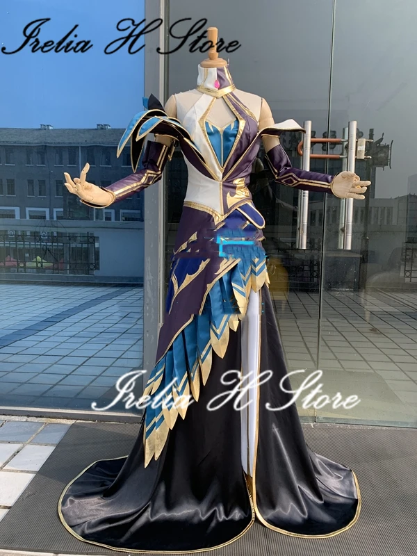 Irelia H Store Customized coven morgana LOL Cosplay lol Morgana Cosplay Costume Halloween Party Dress