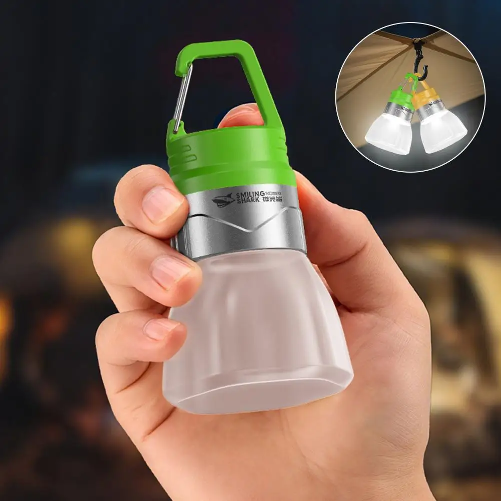 المحمولة هوك فانوس مصباح ليد جيب قابل لإعادة الشحن في الهواء الطلق التخييم زجاجة ماء ضوء للمشي لمسافات طويلة متعددة المشهد شنقا الأضواء #2