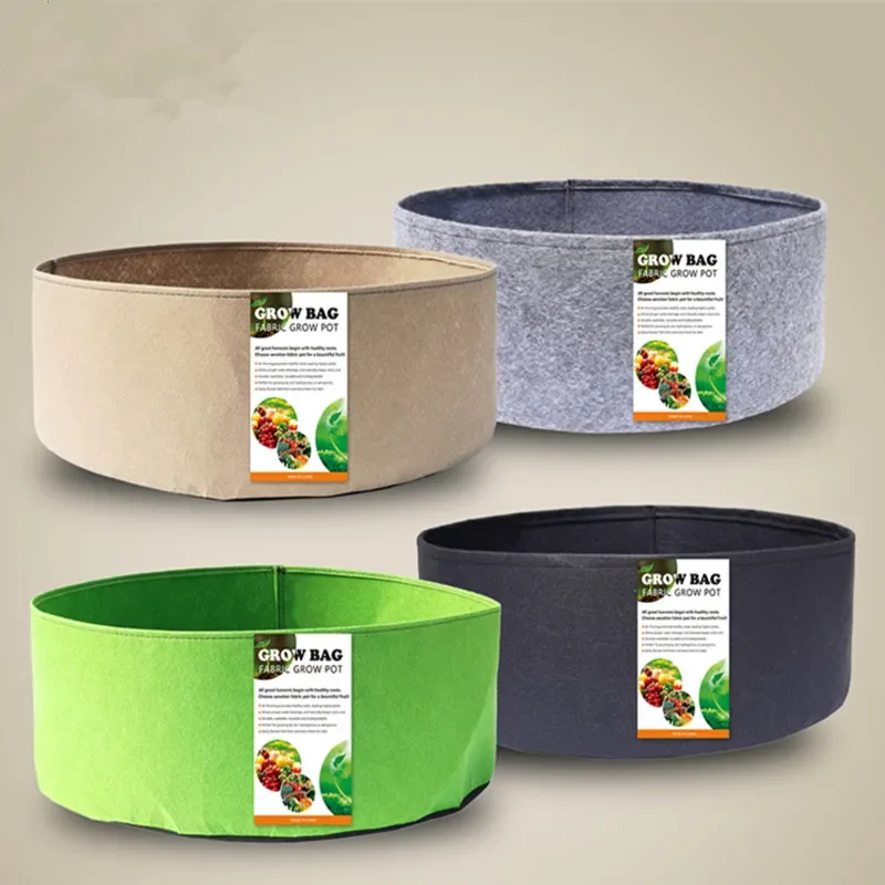 

15/30/40/50/100Gallon High-capacity Planting Bucket Planting Bag Seedling Bag Handles Grow Bag Fabric Garden Potato Planting Pot