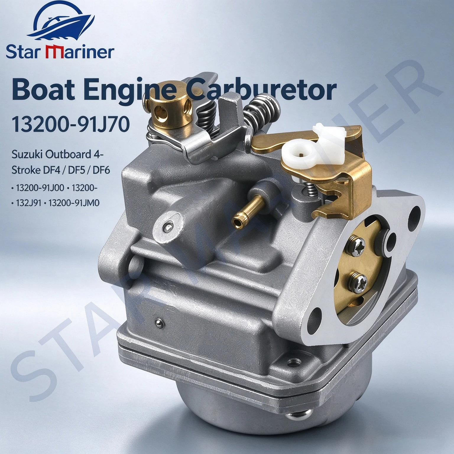 Bootsmotor-Vergaser 13200-91J70 für Suzuki Außenbordmotor 4-Takt DF6 DF4 DF5 13200-91J00 13200-91J91 13200-91JM0