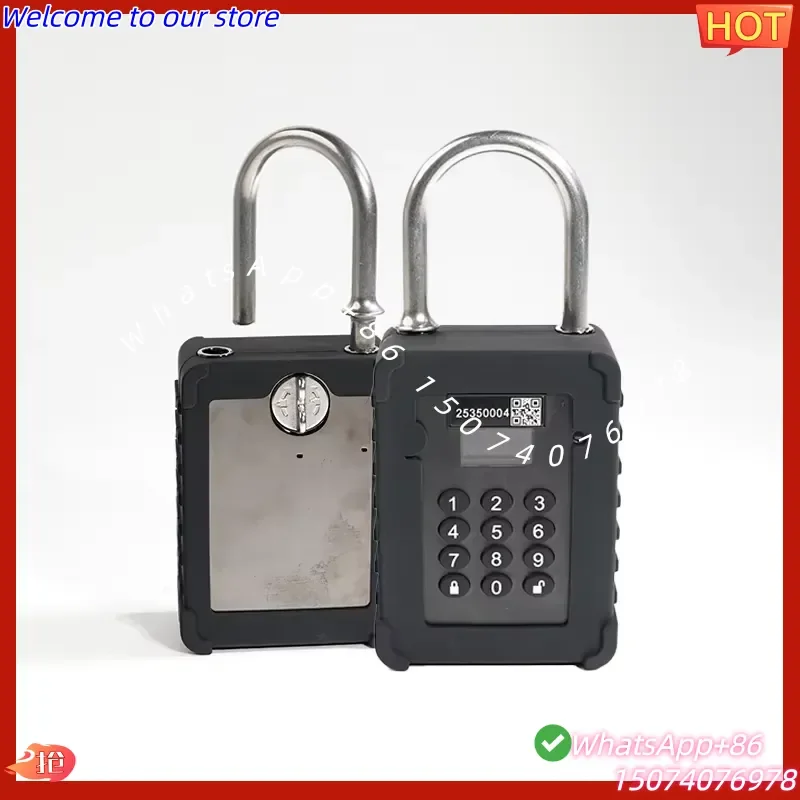 2026 Asset Tracking Security Smart Padlock Wireless Cargo Container Truck Electronic Seal Tracker with Numeric Keypad