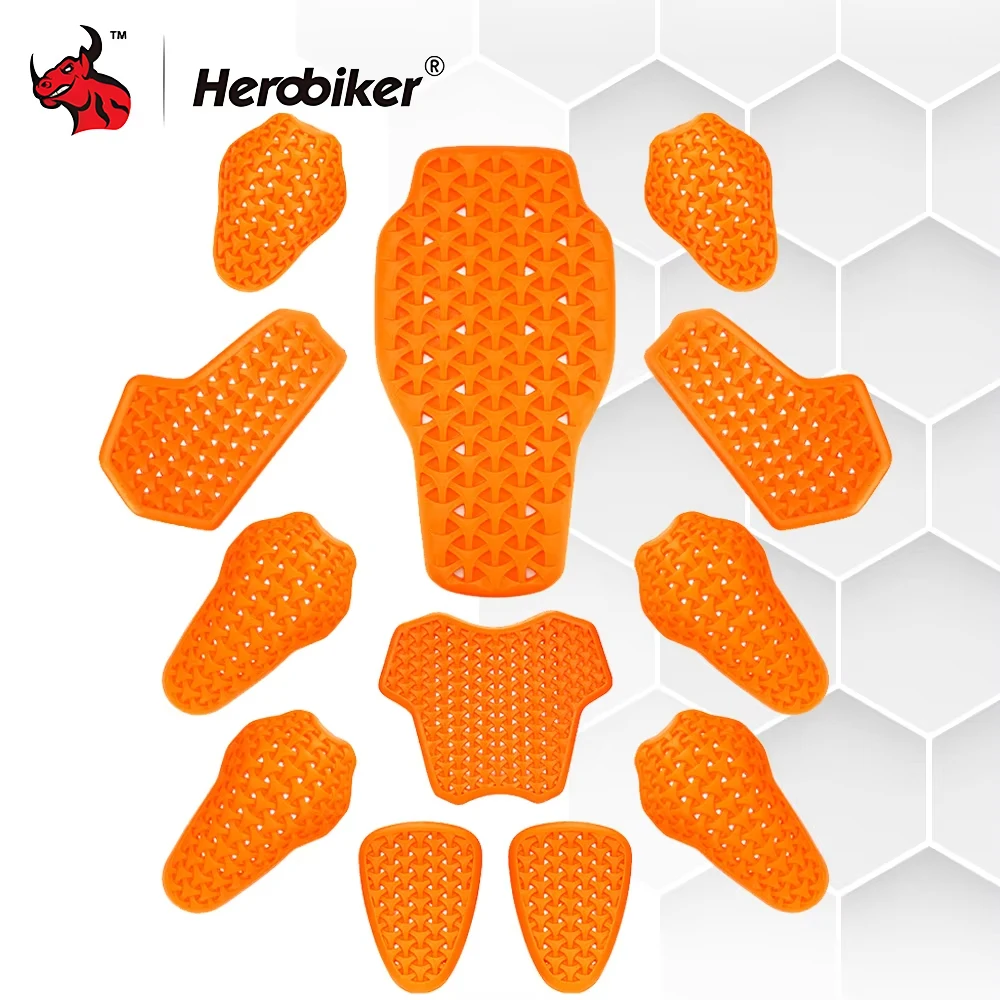 

Motorcycle Armor Protective Level 2 Protection Gear Inserts Impact Protection Pads For Jacket And Pants Gear For Road Riding