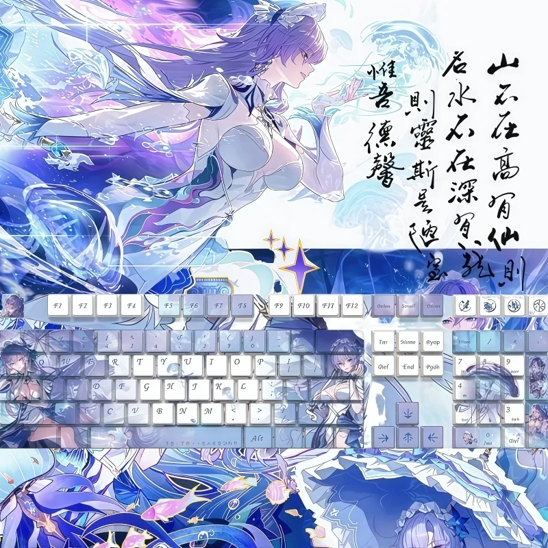 

Wutheringwaves Cantarella тема колпачок аниме игровая периферия вишня очень прозрачная боковая резьба может быть настроена по индивидуальному заказу фотографии