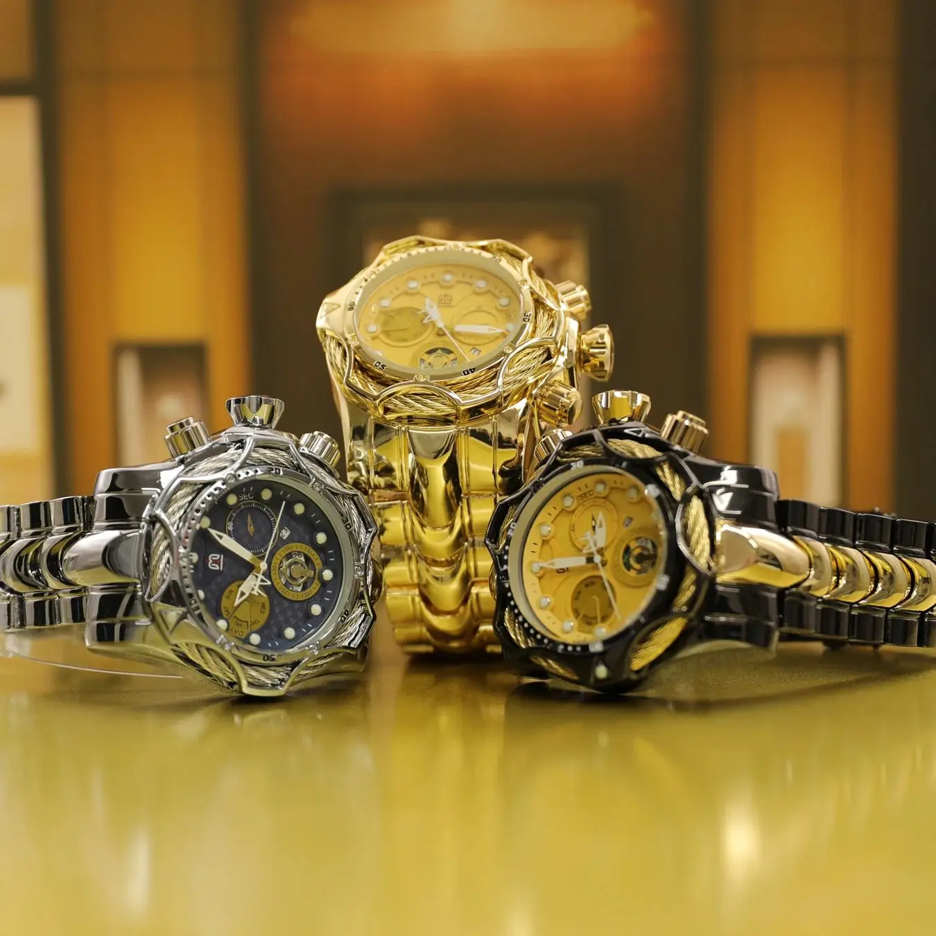 Extra-Large Dial, High-End Appearance, Light Luxury and Cool Clown Series, Stylish and Simple Large Dial Men's Watch, Best-Selling Watch for Male Students and Teenagers, Korean Street Style, Trendy and Fashionable, Handsome and Stylish Men's Watch, the First Choice for Gift-Giving - view 4