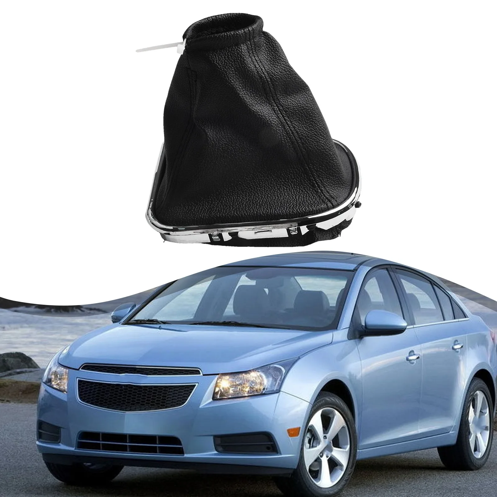 

Sleek PU Leather Manual Gear Shift Knob Boot Gaiter Cover Compatible with For Holden For Cruze Models from 2009 to 2016