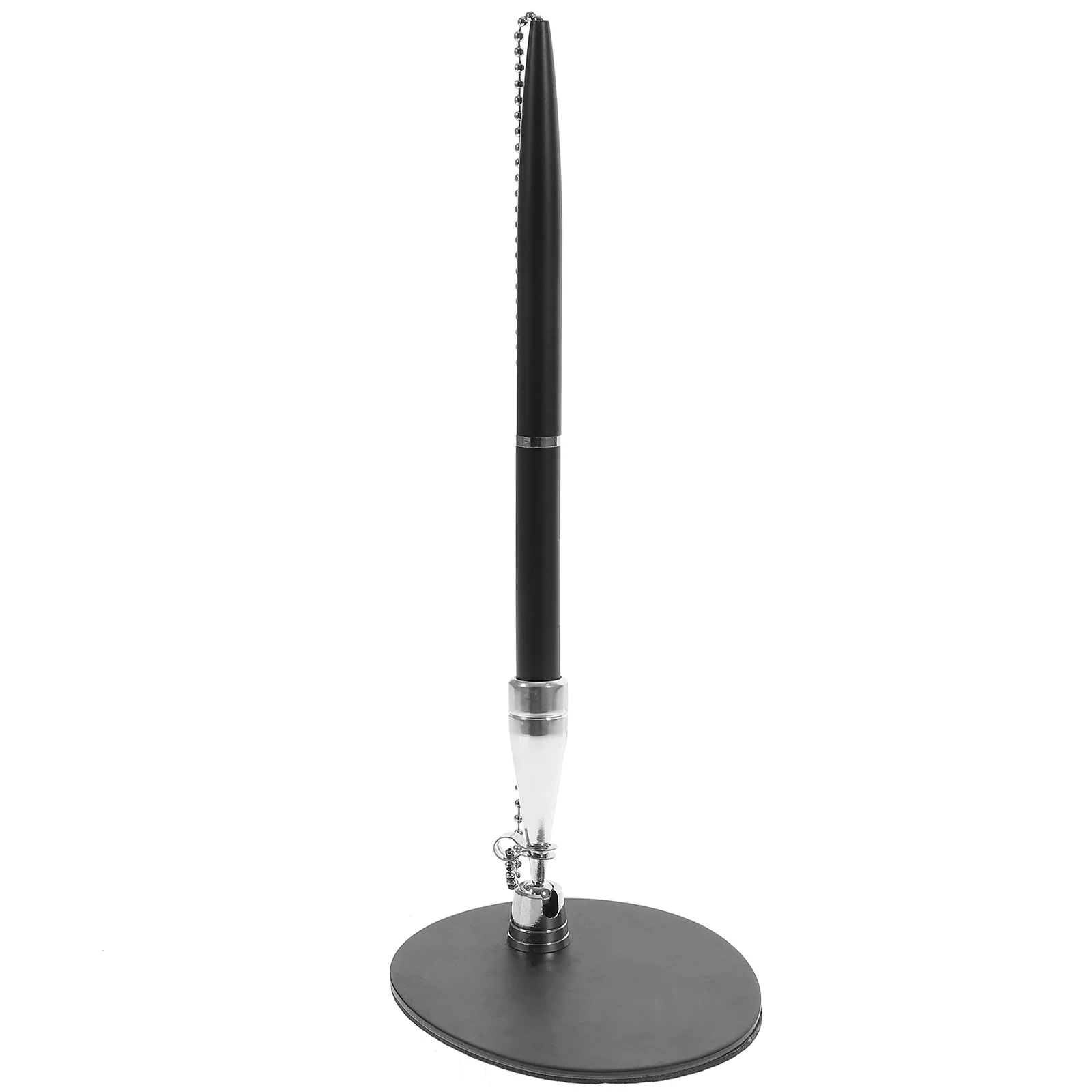 Signing Pen Black Desktop Exquisite Ballpoint Vertical Table The Chain Hotel Writing Guest Book Wear-resistant Metal Office