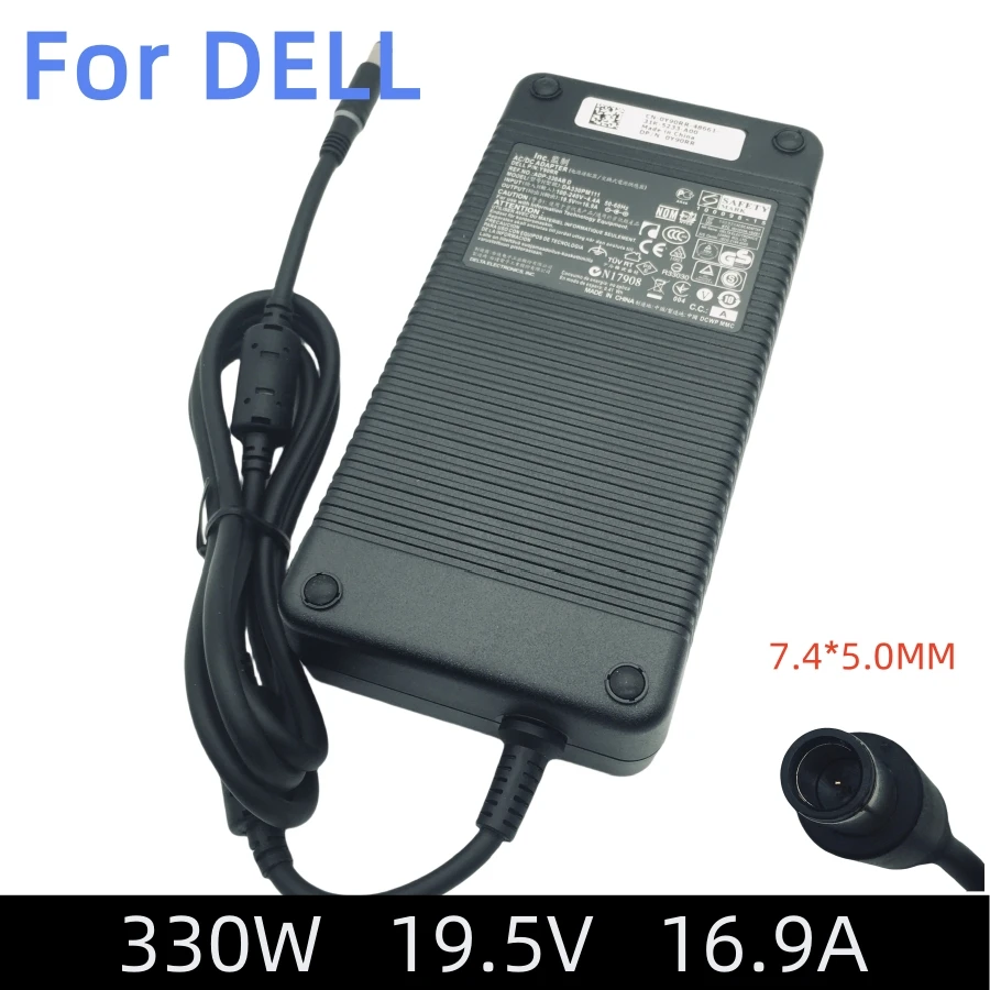 

Зарядное устройство 330 Вт, адаптер для ноутбука 19,5 В, 16,9 А для Dell Alienware M18 M18x X51 X51 R2 m6600 m6700 ADP-330AB D DA330PM111 Y90RR