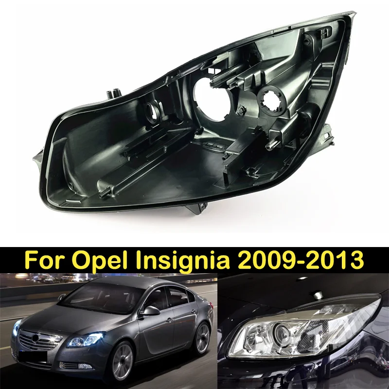 

DECHO For Opel Insignia 2009-2013 Xenon 10pin Headlight rear back shell cover Front bumper head light head lamp box rear Lid