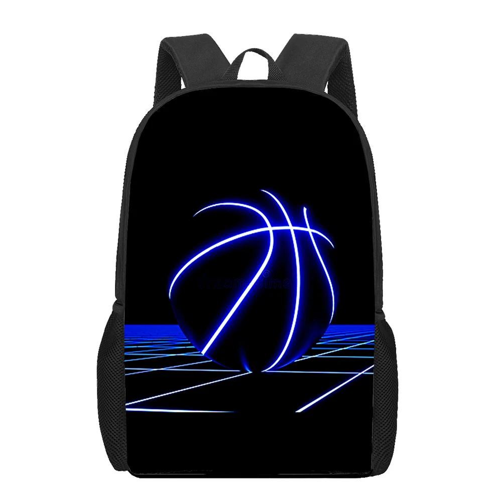 Basketball Print School Bags For Girls Boys Print Kids Backpacks Women Student Book Bag Children Shoulder Bag Beautiful Backpack