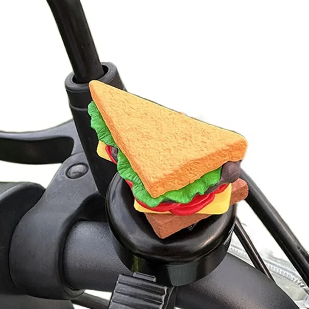 Hamburg Cartoon Fahrradklingel Sandwich Pommes Frites Fahrradhupe Laute Cartoon Fahrrad Rollerklingel Kinder Mountainbike – Detail 10