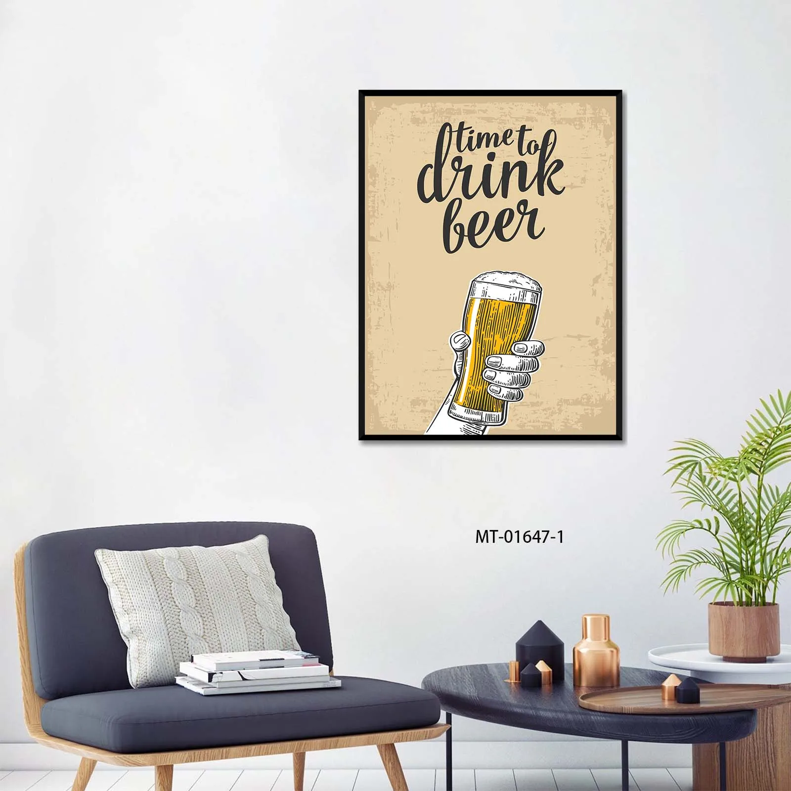 Pinturas sobre lienzo y pósteres de cerveza divertida, impresiones de arte mural estético, pinturas de pared para la decoración