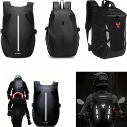 Riding Backpack Motorcycle Helmet Backpack Female Motorcycle Rider Waterproof Travel Bag Men's Large Capacity