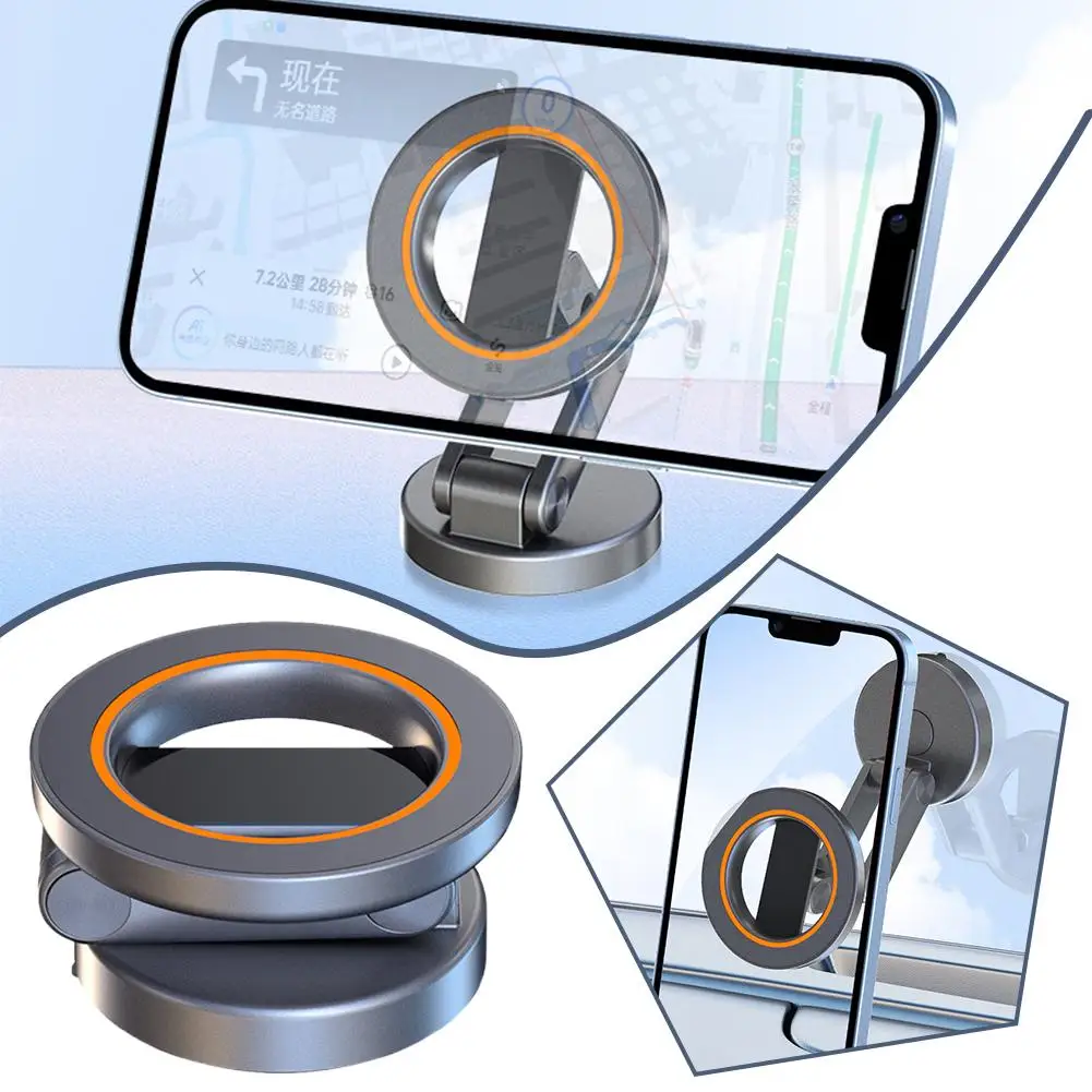 

Magnetic Phone Mount For Car Dashboard Car Mount Folding Cell Phone Holder Mount Car Interior Phone Mount Car Phone Holder G0U4