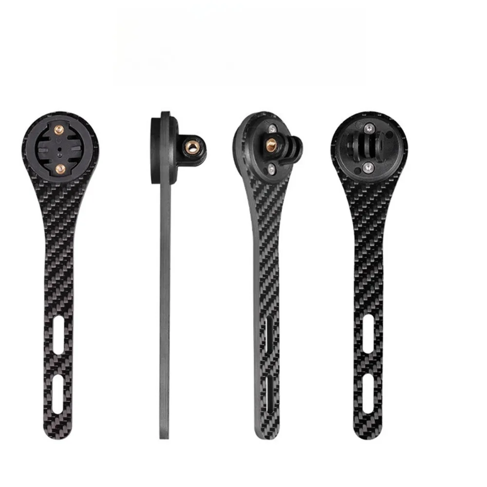 Carbon Fiber Bike Computer Mount Integrated Handlebar Extension Bracket Road Bike Action Camera Holder Cycling Accessories - view 3