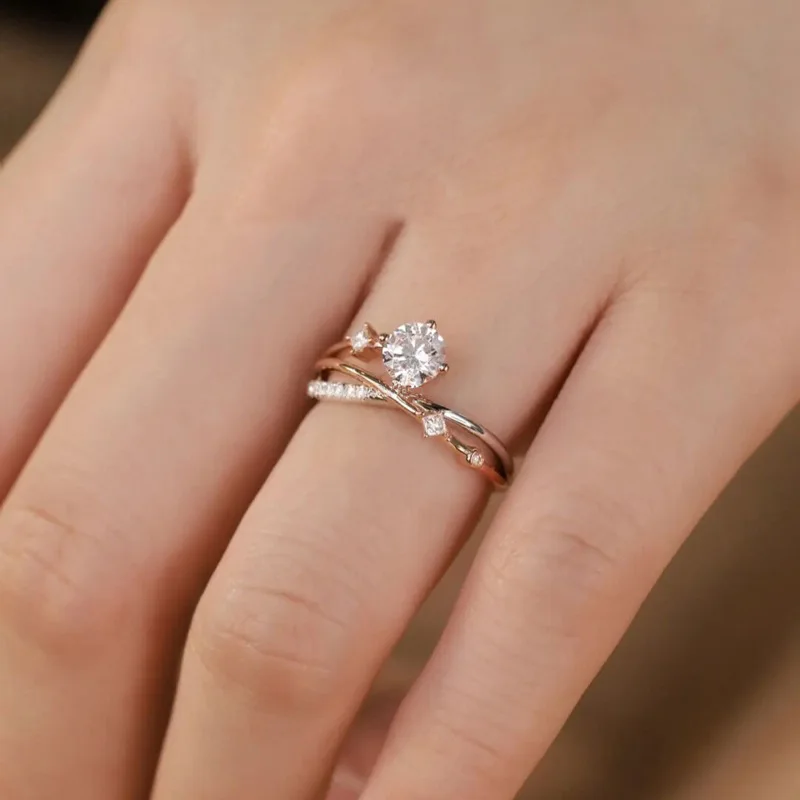 100% 14K Gold Diamond Jewelry Stud Earring for Women Bohemia Engagement Irregular Aros Mujer Oreja 14 K Gold Earring Box