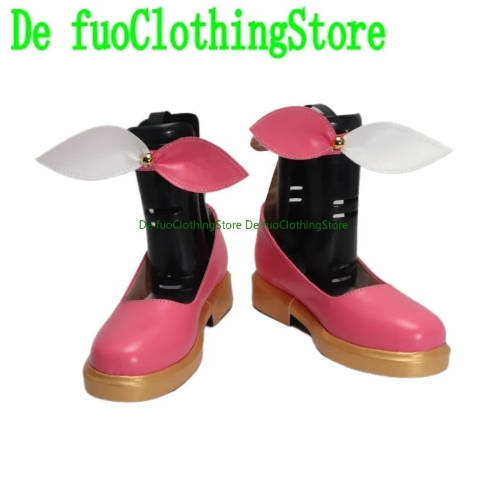 Defuo Project Sekai 3rd الذكرى Hoshino Emu تأثيري أحذية إيقاع لعبة أنيمي ألعاب الهالوين ازياء الدعائم الحفلات الأحذية