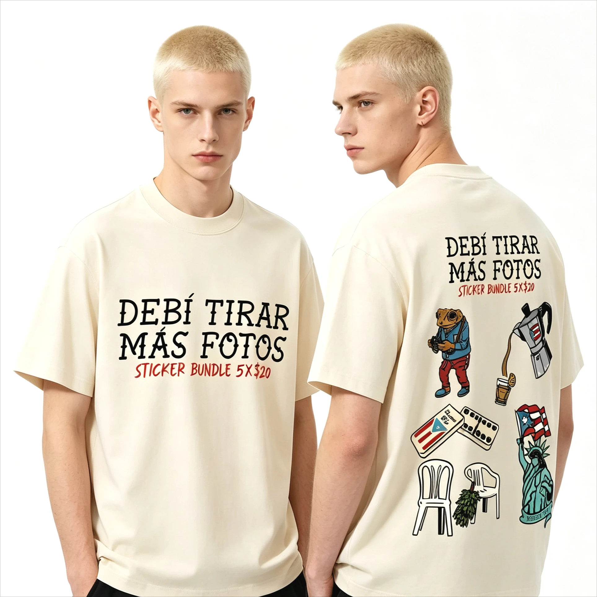 Summer Hot Sale Rapper Bad Bunny T-shirt Debi Tirar Mas Fotos DTMF T Shirts Y2K Men Women Trend Hip Hop Cotton Casual T-shirt