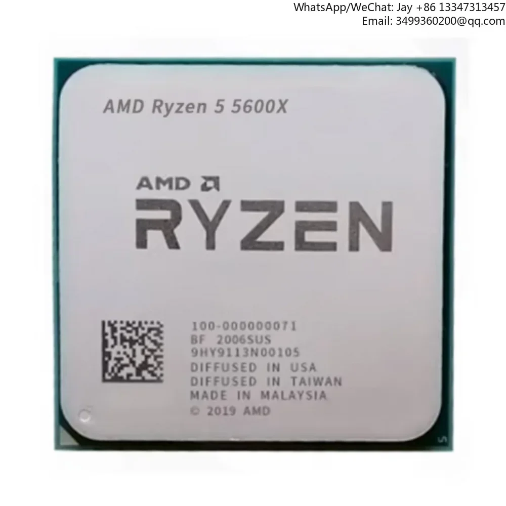 

Новый процессор AMD Ryzen 5 5600X, 3.7 ГГц, 6 ядер, 12 потоков, 7 нм, 65 Вт, L3=32 МБ, сокет AM4