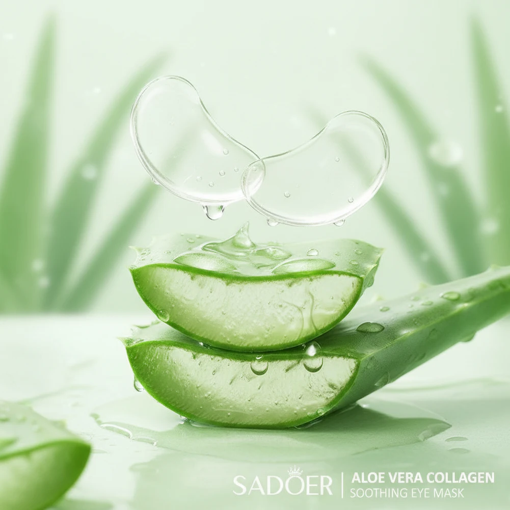 

Aloe Vera Collagen Eye Mask Moisturizing Skin Bright And Transparent Firming Eye Patches For All Skin Eyes Skin Care Products