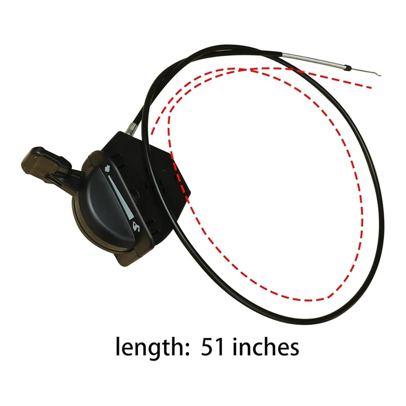 746P06891 746-06891 51Inthrottle Cable, Compatible For CUB Cadet Throttle Cables ZT1-42 KH, ZT1-50 KH FAB, ZT1-54 KH FAB