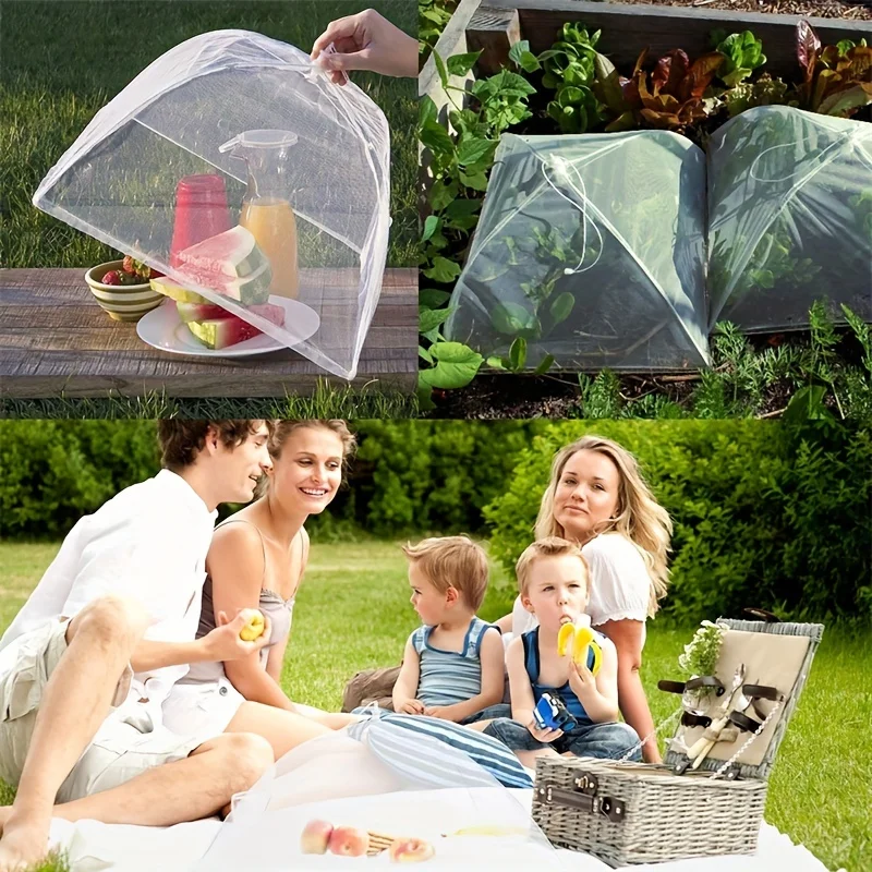 ETAOTAO Lace Umbrella Food Cover Meal Gadgets Anti Fly Mosquito Mesh Reusable BBQ Kitchen Picnic Table Cooking Tool