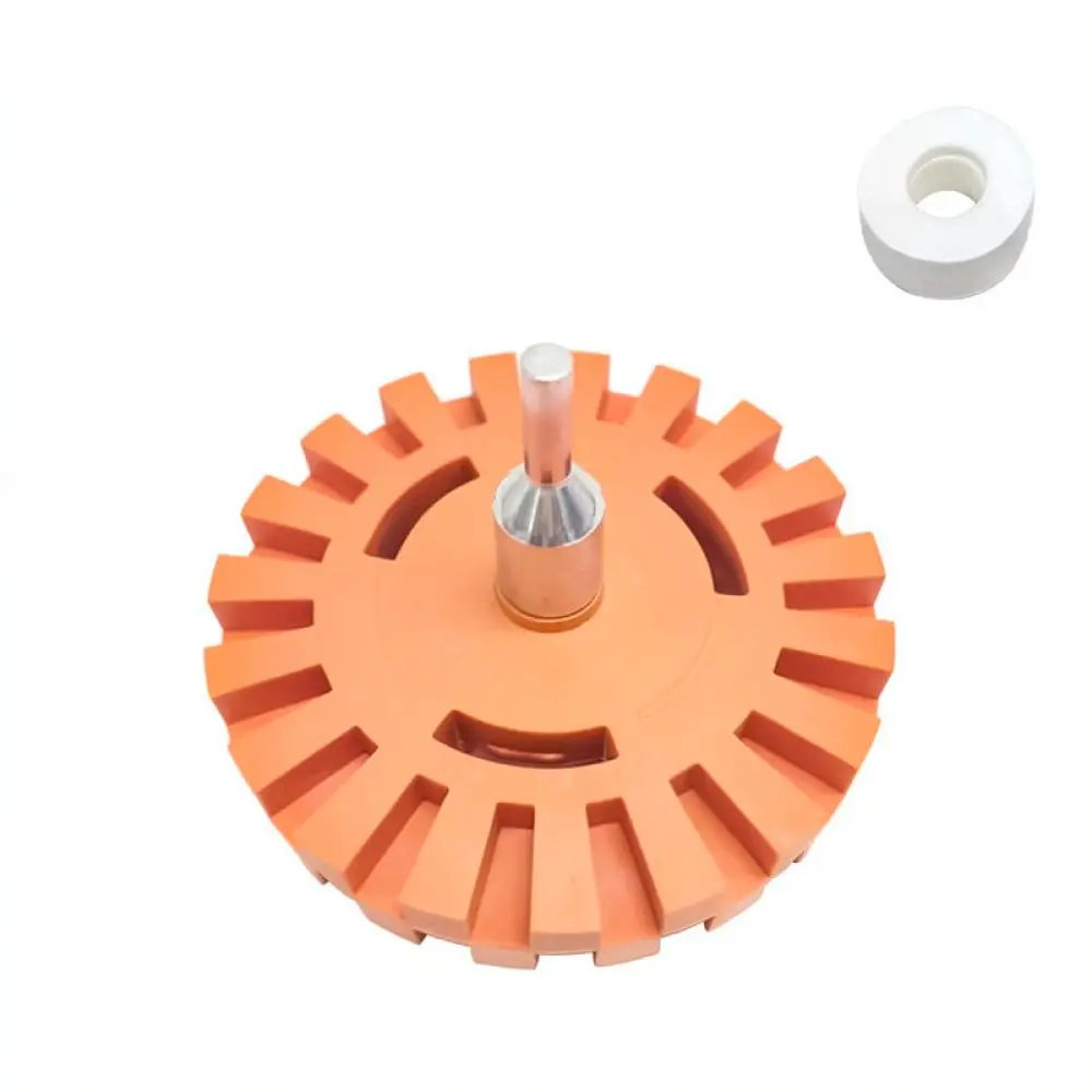 Fast Adhesive Eraser Wheel For Car Decal Sticker Residue Removal Pneumatic Tool Accessory Rubber Grinding Buffer Polishing Pad