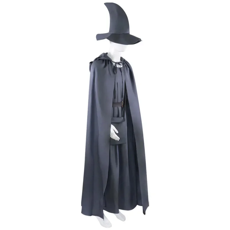 2025 ♥ New Gandalf Wizard Cosplay Hat Cloak Men Halloween Carnival Outfits ☆★