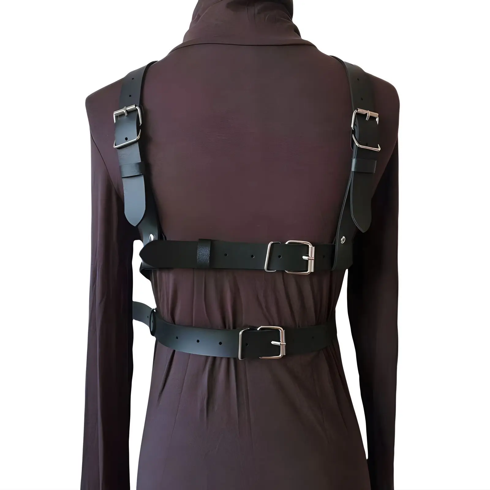 2025 إمرأة موضة جلد الجسم تسخير حزام ملحق القوطية الشرير الغريبة الوثن Bdsm عبودية إغراء مثير اكسسوارات