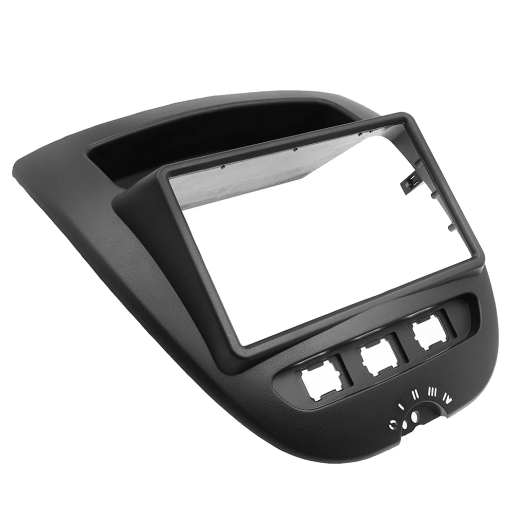 

Durable-2 Din Car Radio Fascia Accessories For Toyota Aygo Citroen C1 107 2005-2014 Fascia Dash Kit DVD Radio Panel Ster