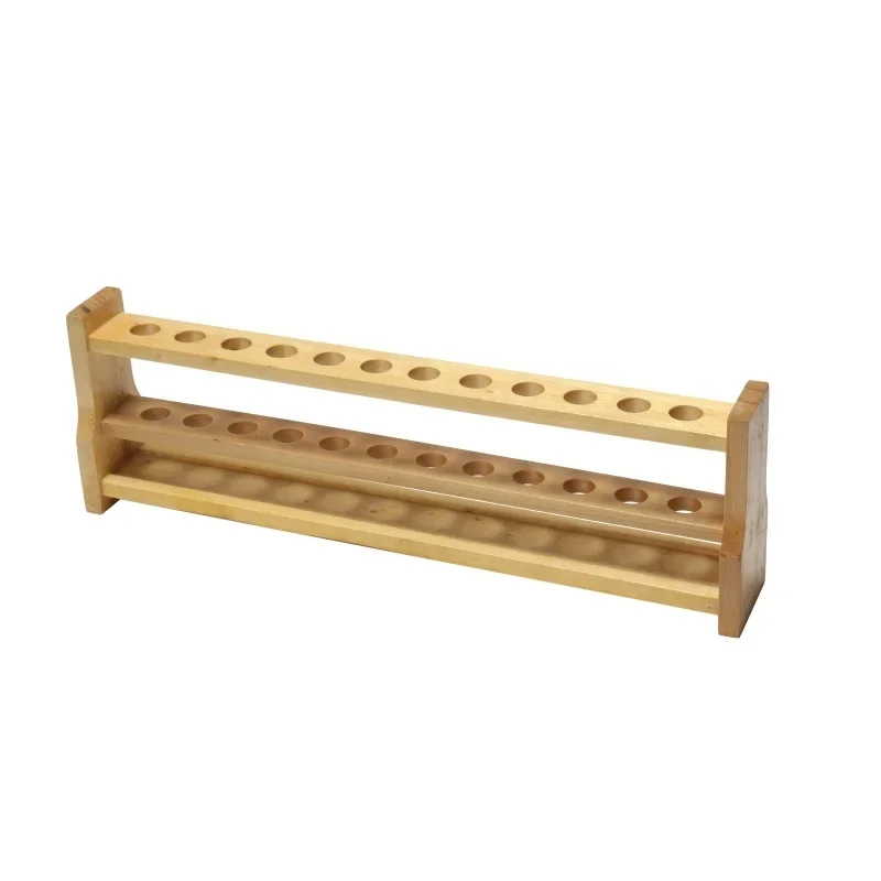 Wooden Rack For Colorimetric Tube Wooden Test Tube Holder Wood Stand Up To 12 Tubes 10 ml Diameter 18 mm  Laboratory Supplies