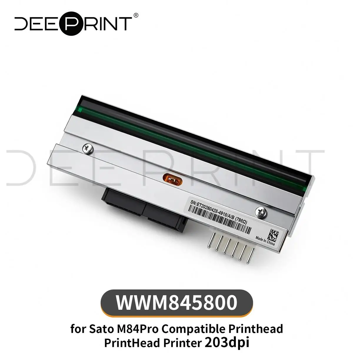 203DPI Printhead for Zebra M84Pro Printer Print Head WWM845800 | 180-Days Warranty