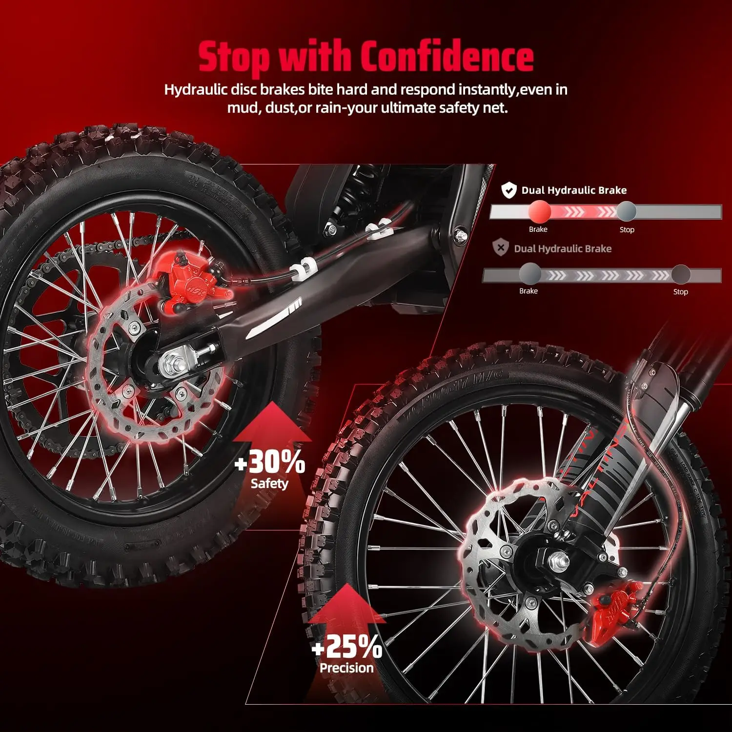 Moto Électrique Tout-Terrain VALTINSU EM-5 PRO - usage example