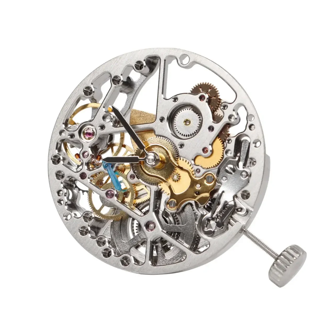 Custom 33 Jewels Mini Rotor Automatic Mechanical Watch Movement Support OEM Logo Luxury Movement
