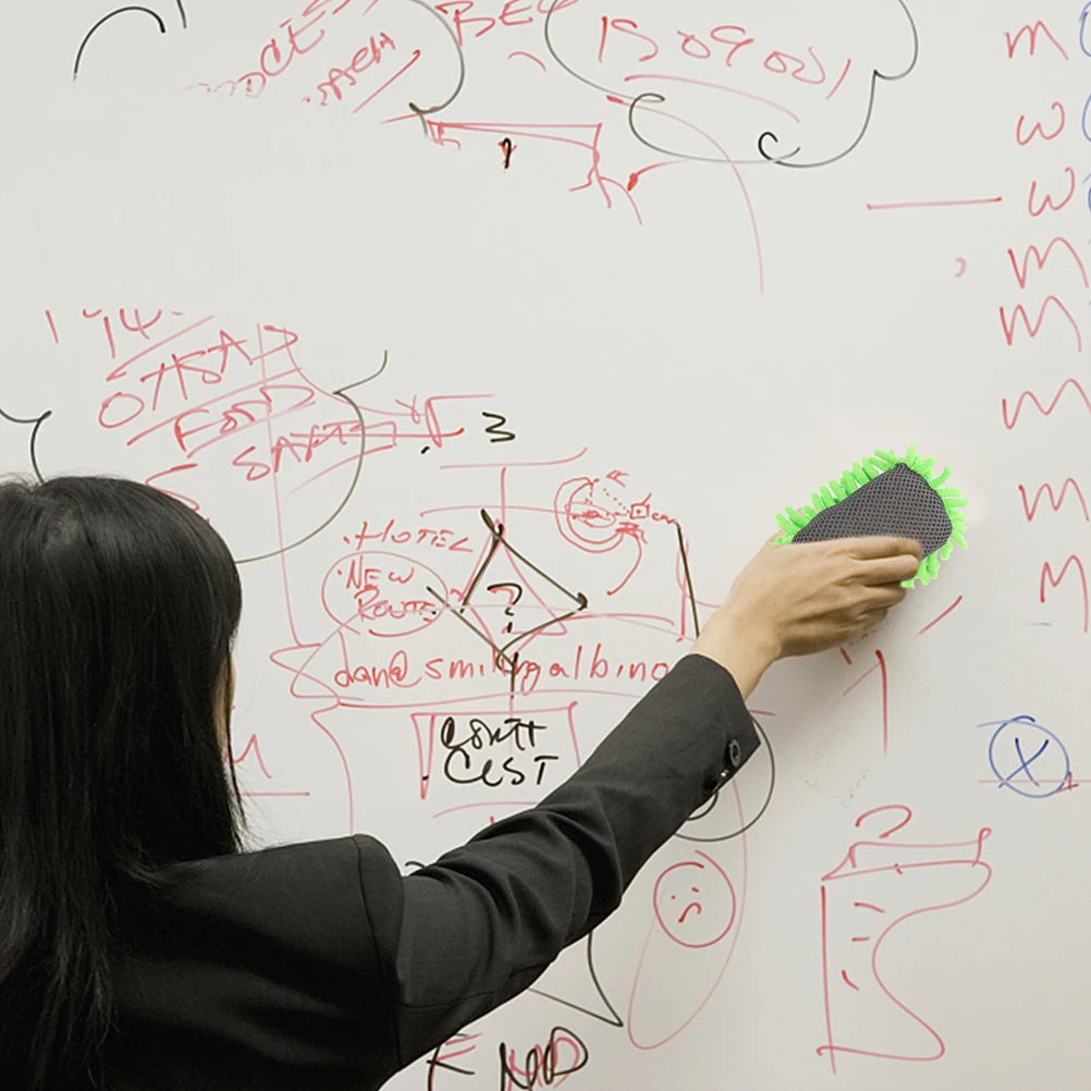 

4pcs Blackboard Eraser Microfiber Shag Dry Whiteboard Marker School Office Cleaning Tools Washable Glass Board Wiper