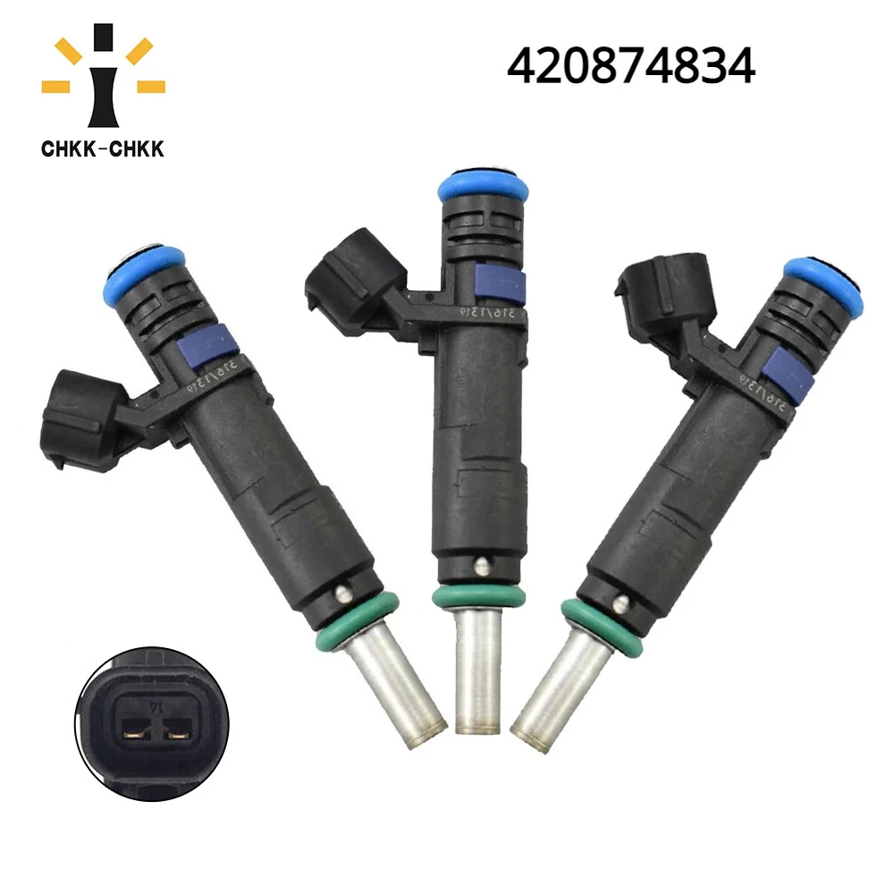 

CHKK-CHKK 420874846 3 шт. топливные форсунки подходят для Sea-Doo Challenger GTI GTR GTX GTXS RXP RXT 420874834 006-622