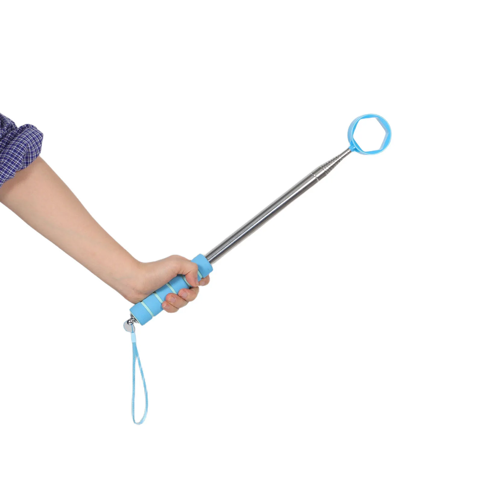 Golf Ball Retriever Telescopic Pole Ergonomic Handle Easy Storage Transport Retrieval Water Hazards Long Distance Golf