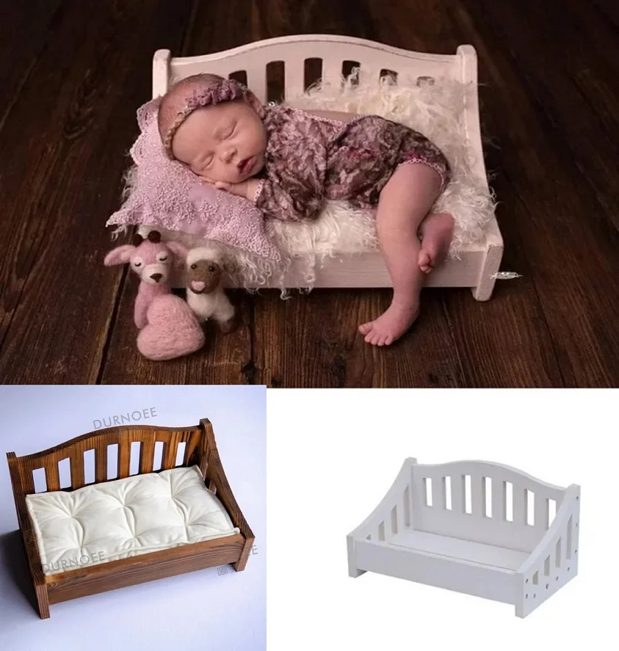 Newborn Bed Newborn Photography Porps Chair Bed Photography Posing Assisted Sofa  Baby Photoshoot Props