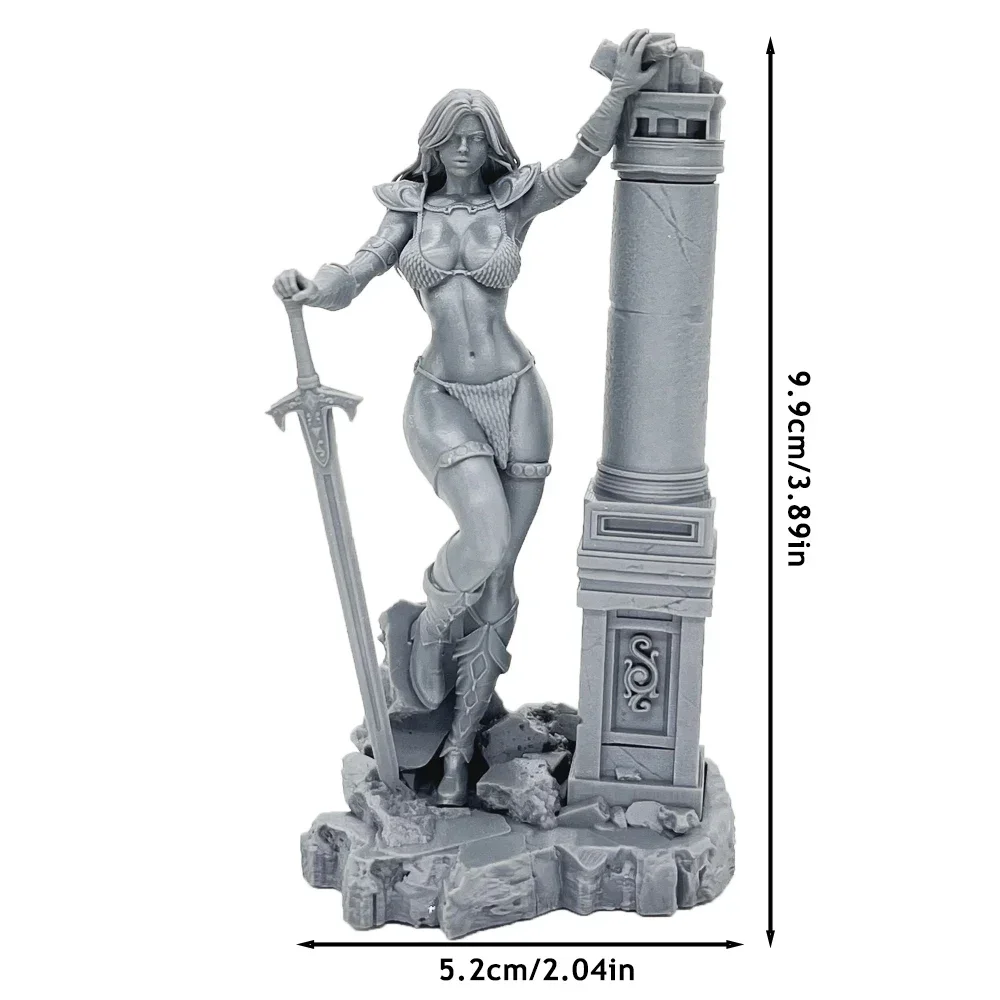 Red Sonja 1:24 Miniature Resin Plastic Model Kit Unpainted Resin Model Kit A1934