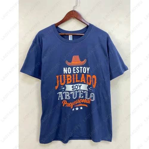 Imagen 2 del producto No soy jubilado, soy un abuelo profesional, camiseta de diseño Vintage, camiseta divertida para hombre, regalo del Día del Padre, ropa de calle de moda para abuelo