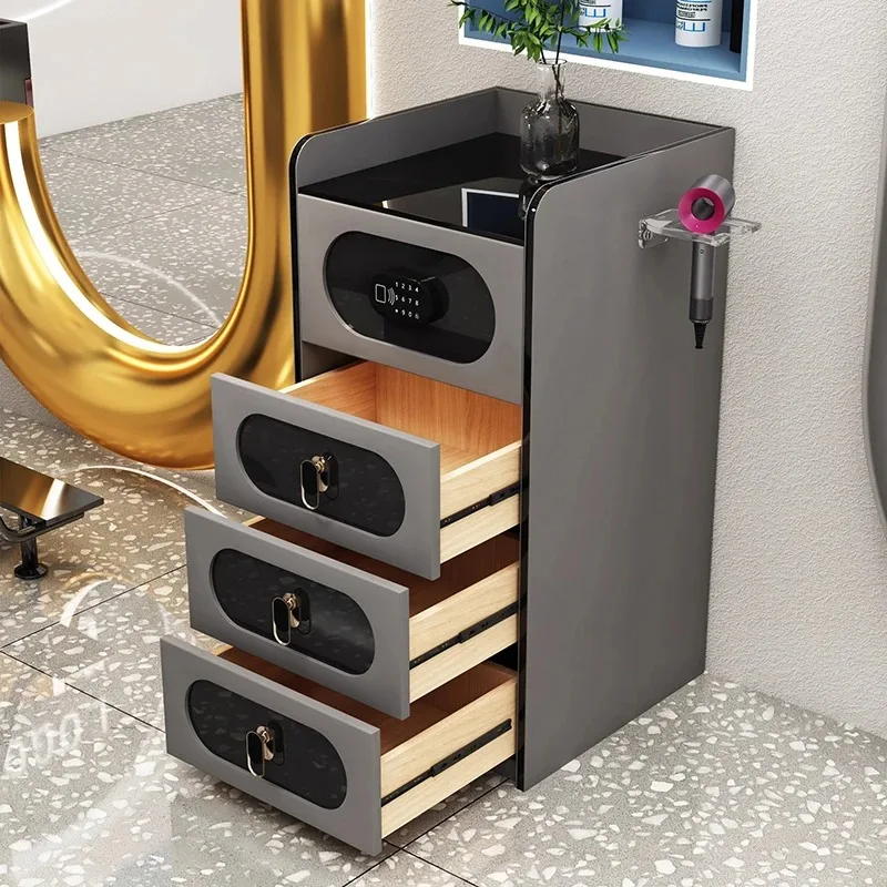 

Modern Barber Shop beauty salon Trolley Simple Design Salon Dedicated Storage Cabinet Multi-layer Kapsalon Opbergkast Furniture