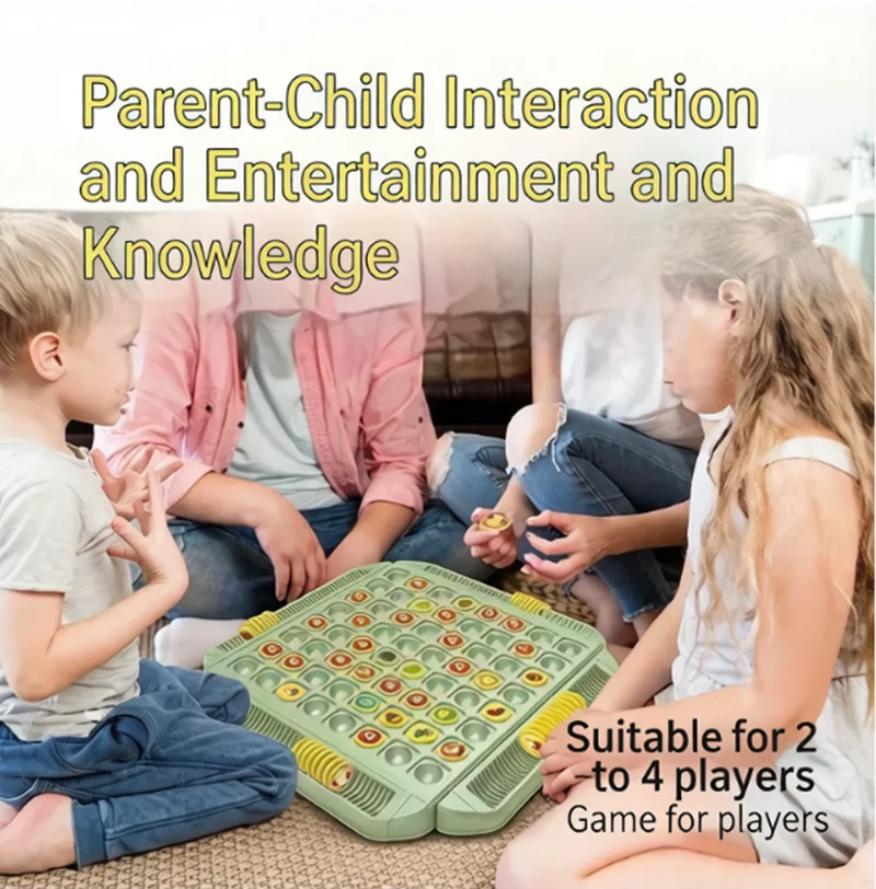Board Game Flip 7 - Çocuklar İçin Oyun, Çevirmeli Meyve Kartları,