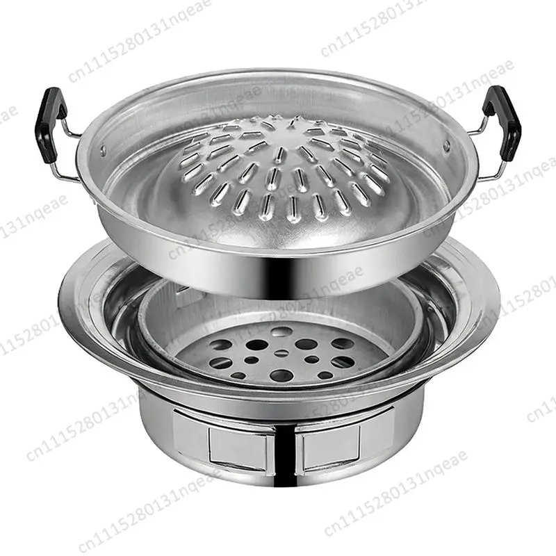 Portable Charcoal Grill Stainless Steel Turbo Grill Outdoor